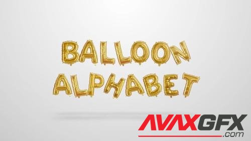 MotionArray – Balloon Alphabet 963607