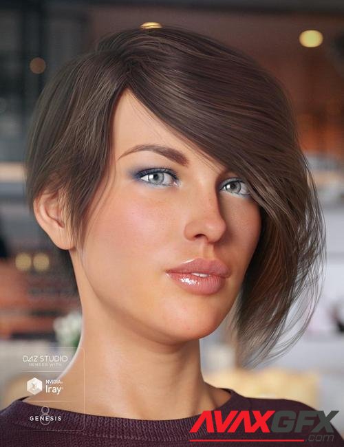 Evony Hair for Genesis 8 Female(s)