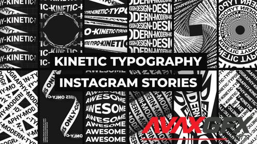 MotionArray – Kinetic Typography Instagram Stories 458718