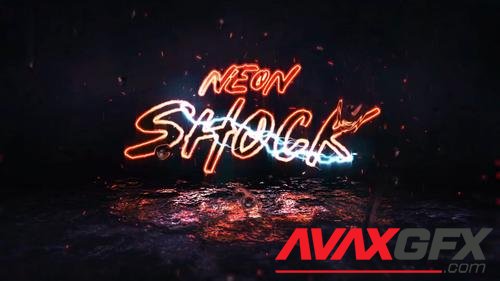 MotionArray – Neon Shock Title/Logo Reveal 628715