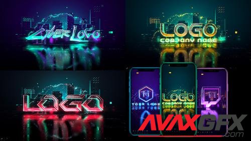 MotionArray – Cyberpunk Logo Reveal 772100