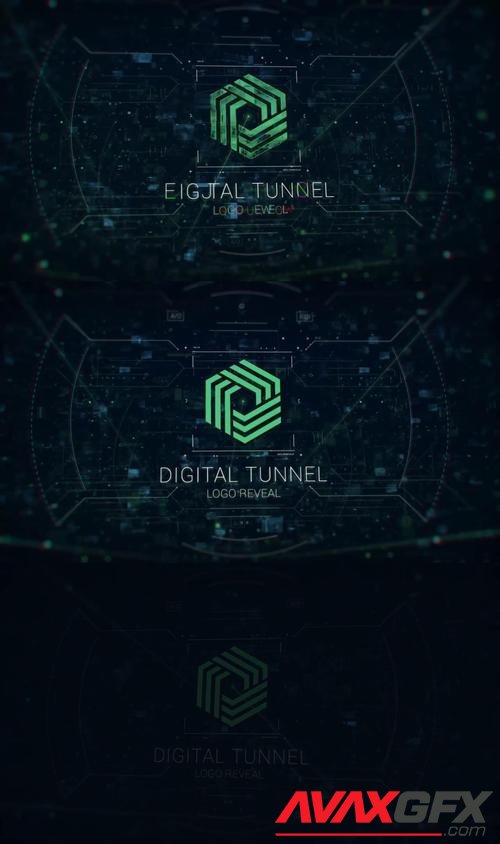 MotionArray – Digital Tunnel Logo 953792