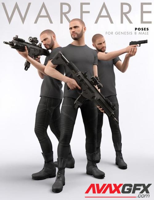 Warfare Poses for Genesis 8 Male