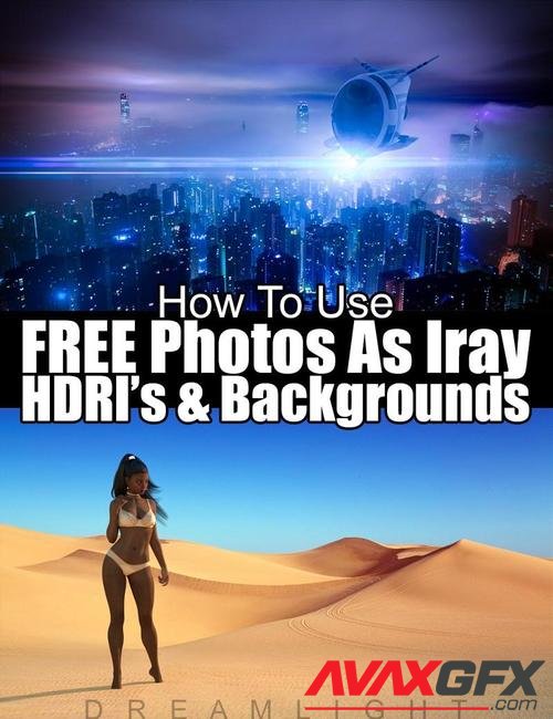 Use Free Photos as Iray HDRI and Backgrounds