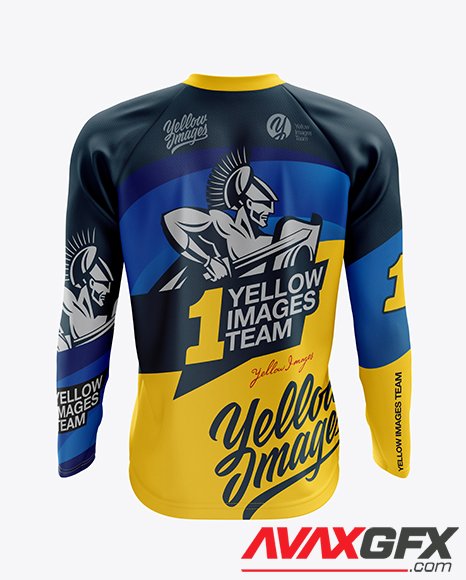 Men’s MTB Trail Jersey LS mockup 39638