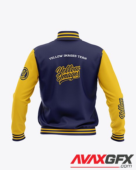 Zipped Bomber Jacket Mockup 32775