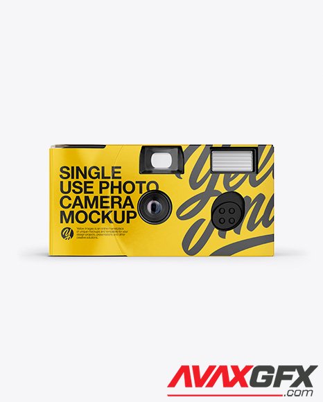 Disposable Camera Mockup - Front View 23937