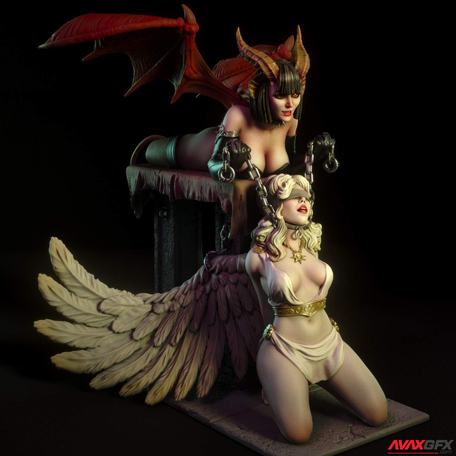 Demon Dominatrix 3D Printable STL