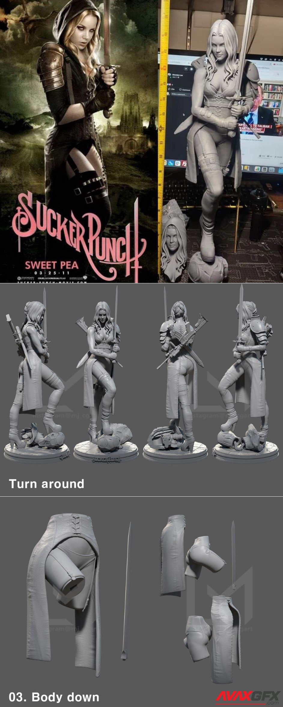 Sucker Punch SweetTea 3D Printable STL