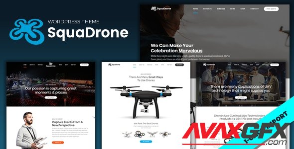 ThemeForest - SquaDrone v1.1.7 - Drone & UAV Business - 21350429