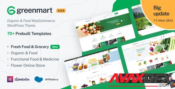 ThemeForest - GreenMart v4.0.1 - Organic & Food WooCommerce WordPress Theme - 20754270