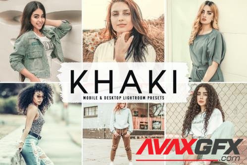 Khaki Mobile & Desktop Lightroom Presets