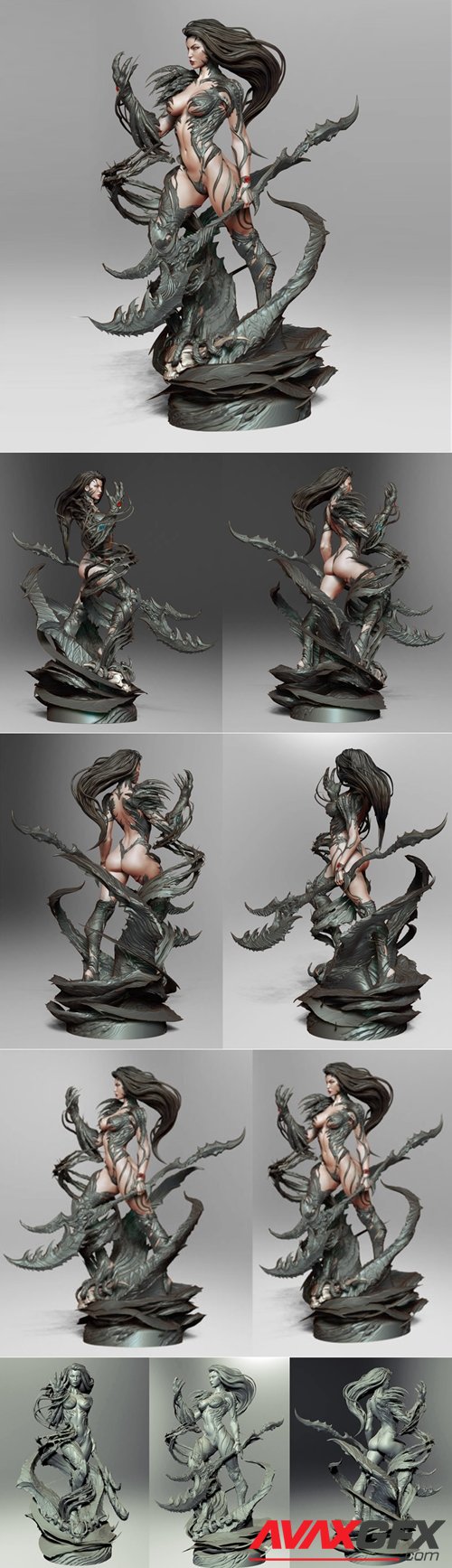 Witchblade Sara Pezzini – 3D Printable STL