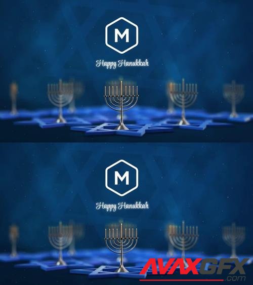 MotionArray – Hanukkah Logo Reveal 1059713
