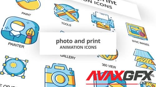 MotionArray – Photo & Print - Animation Icons 911617