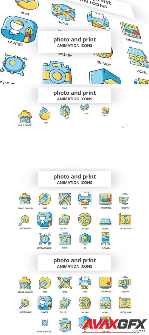 MotionArray – Photo & Print - Animation Icons 911617