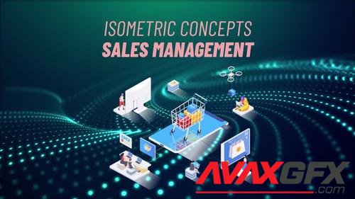 MotionArray – Sales Management - Isometric Concept 958517