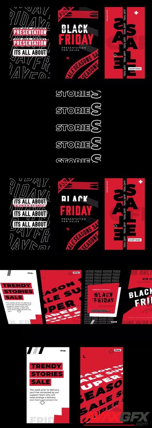 MotionArray – Black Friday Glitch Stories 963538