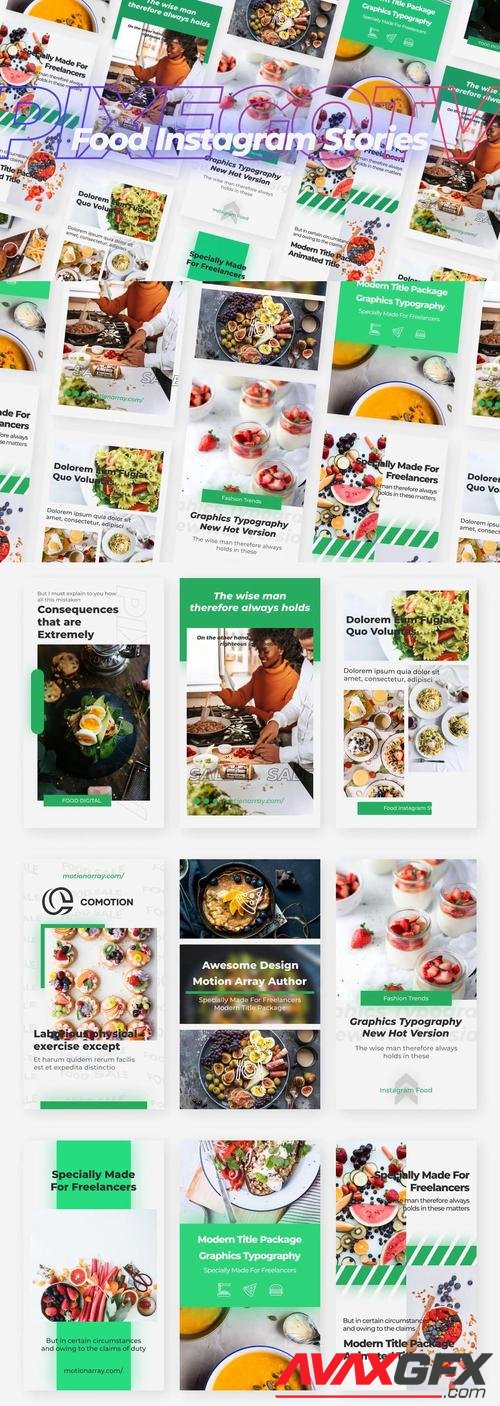 MotionArray – Food Instagram Stories 982532