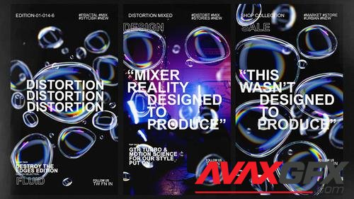 MotionArray – Distort Fluid Typography Stories 977933