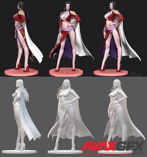 Boa Hancock v4 – 3D Printable STL