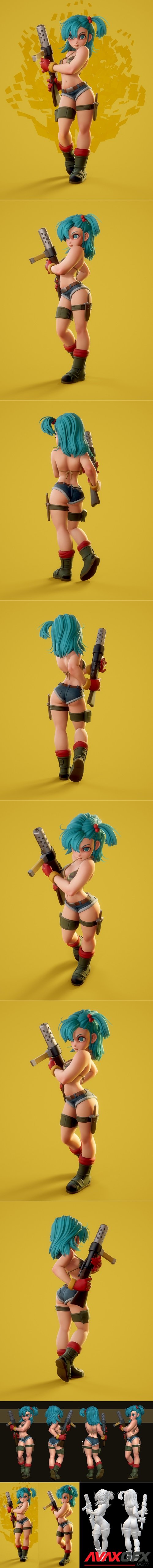 Bulma Sexy – 3D Printable STL