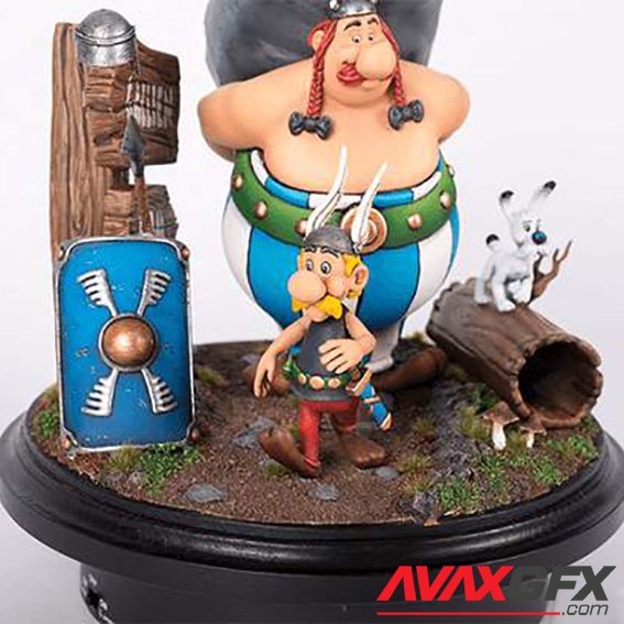 Kit Asterix-Obelix-Dogmatix 3D Printable STL