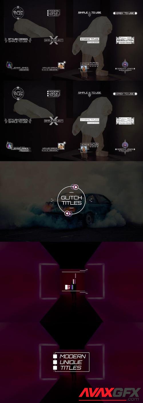 MotionArray – Glitch Titles & Lower Thirds 970579