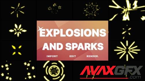 MotionArray – Explosions And Sparks 1032398