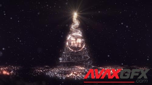 MotionArray – Christmas Tree Logo Reveal 1021829