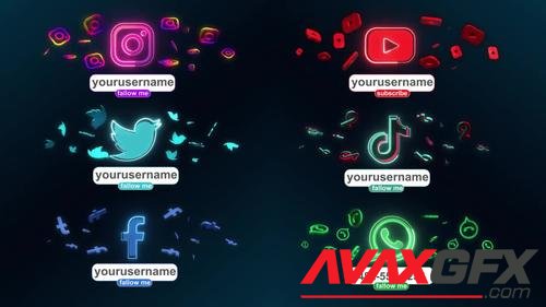 MotionArray – Modern Social Media Lower Thirds 1018708