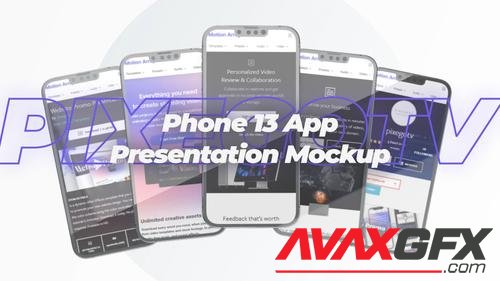 MotionArray – Phone 13 App Presentation Mockup 1054418