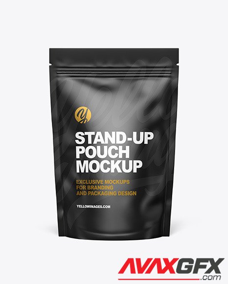 Matte Stand-up Pouch Mockup 57938