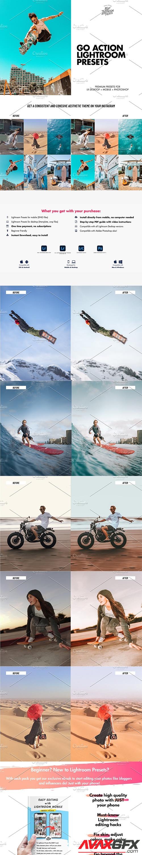 CreativeMarket - Lightroom Presets Action Sports 6636561