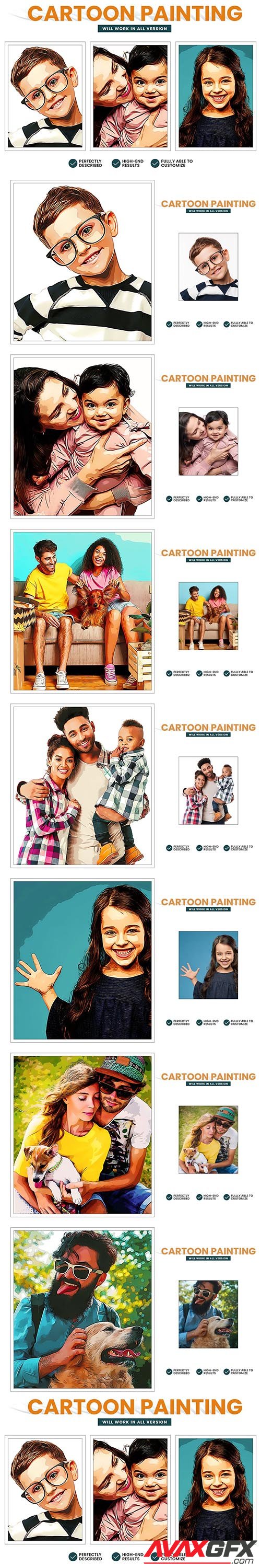 CreativeMarket - Cartoon Painting Effect 6561117