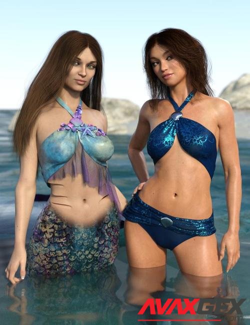 Mermaid Bikini Texture Expansion