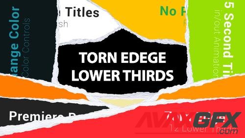 MotionArray – Torn Edge Lower Thirds 1059866