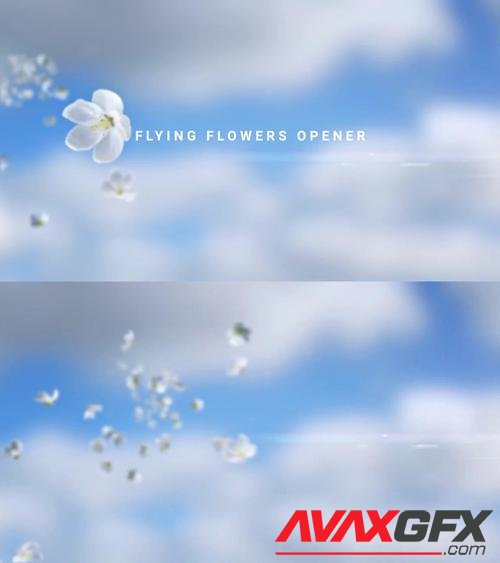 MotionArray – Flying Flowers Opener 969858
