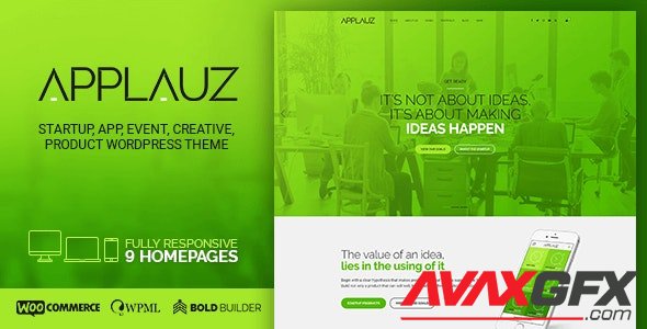 ThemeForest - Applauz v1.3.2 - Software, Technology & Digital - 21053363