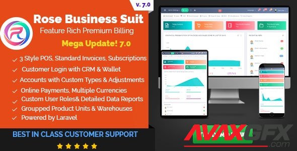 CodeCanyon - Rose Business Suite v7.0 - Accounting, CRM and POS Software - 26570536 - NULLED