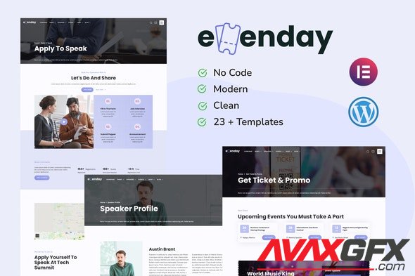 ThemeForest - evenday v1.0.0 - Event Management & Expo Orgaziner Elementor Template Kit (Update: 8 November 21) - 34529670