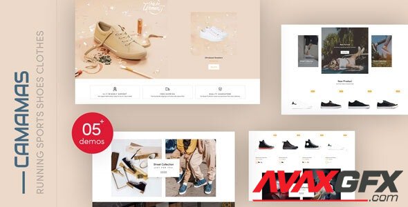 ThemeForest - Camamas v1.0.0 - Running Sports Shoes Clothes Shopify Theme - 29588009