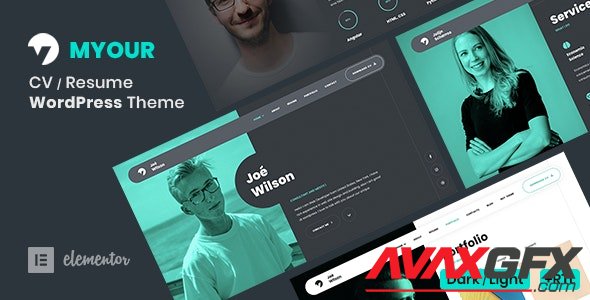 ThemeForest - Myour v1.2.9 - Resume Theme - 27319073