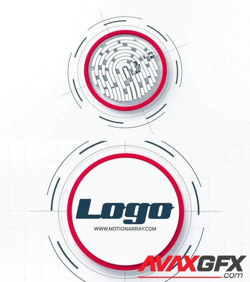 MotionArray – Fingerprint Logo 969510