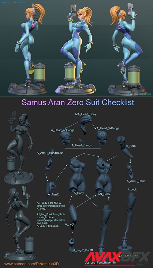 Samus Suit – 3D Printable STL