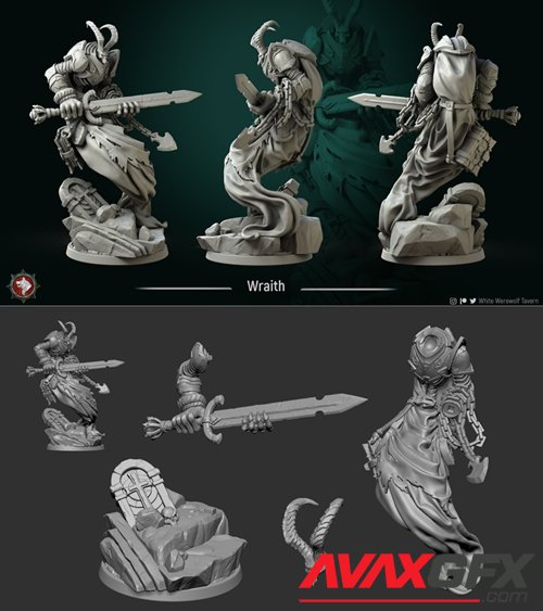 Wraith – 3D Printable STL