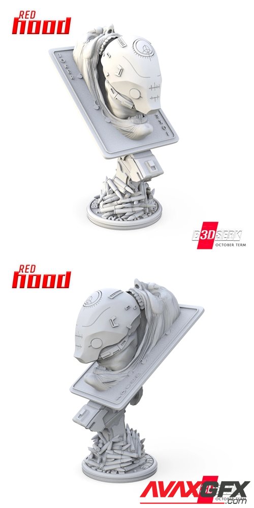 Red Hood Jason Todd Bust – 3D Printable STL