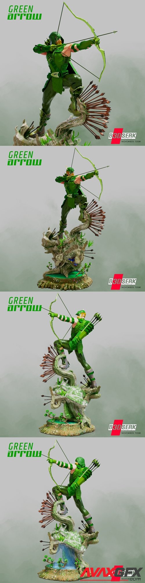 Green Arrow – 3D Printable STL