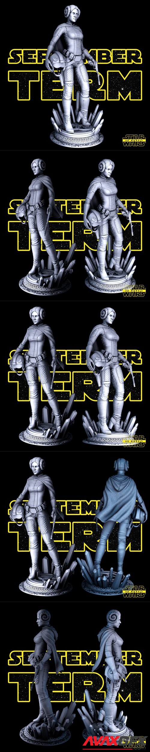 Star Wars - Leia – 3D Printable STL