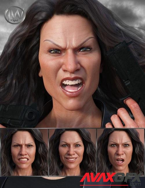 No Mercy - Expressions for Genesis 8 Female and Sydney 8